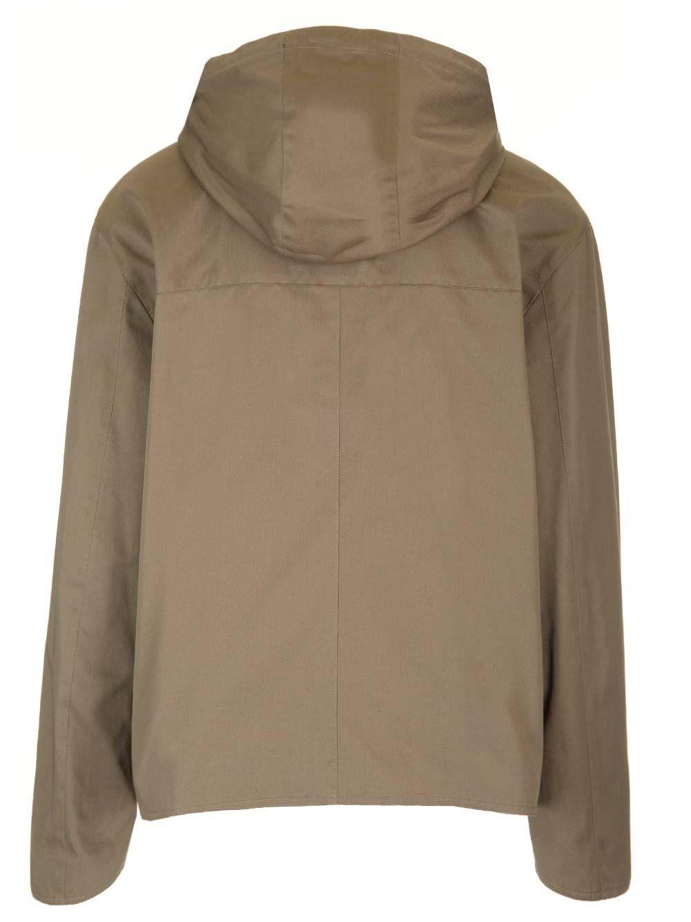 Al Duca D'Aosta Loewe GIACCA CON CAPPUCCIO KHAKI