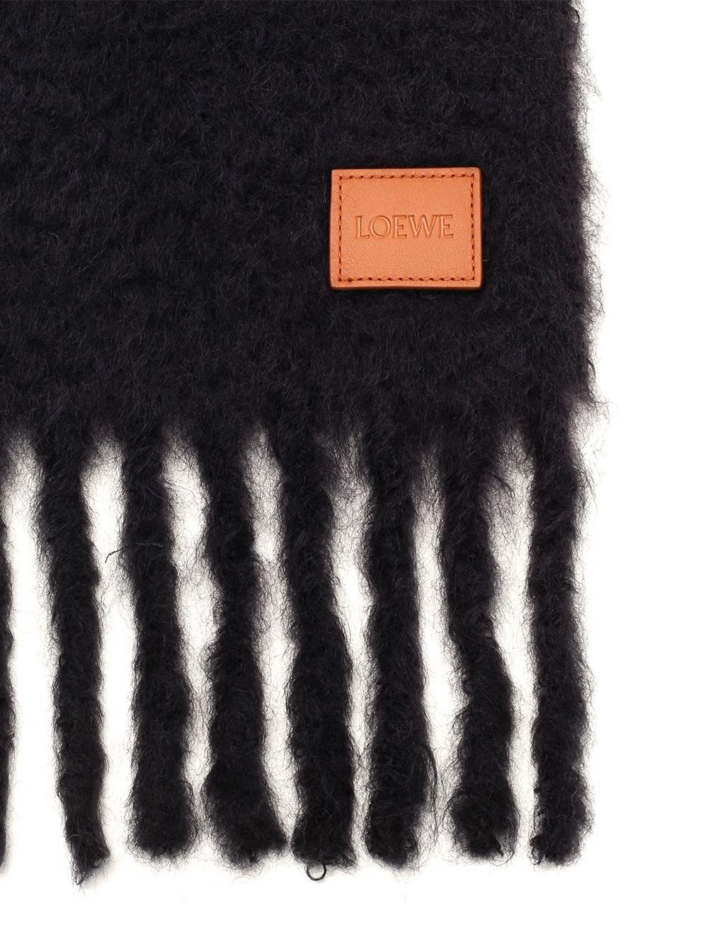 Al Duca D'Aosta Loewe Sciarpa In Lana E Mohair