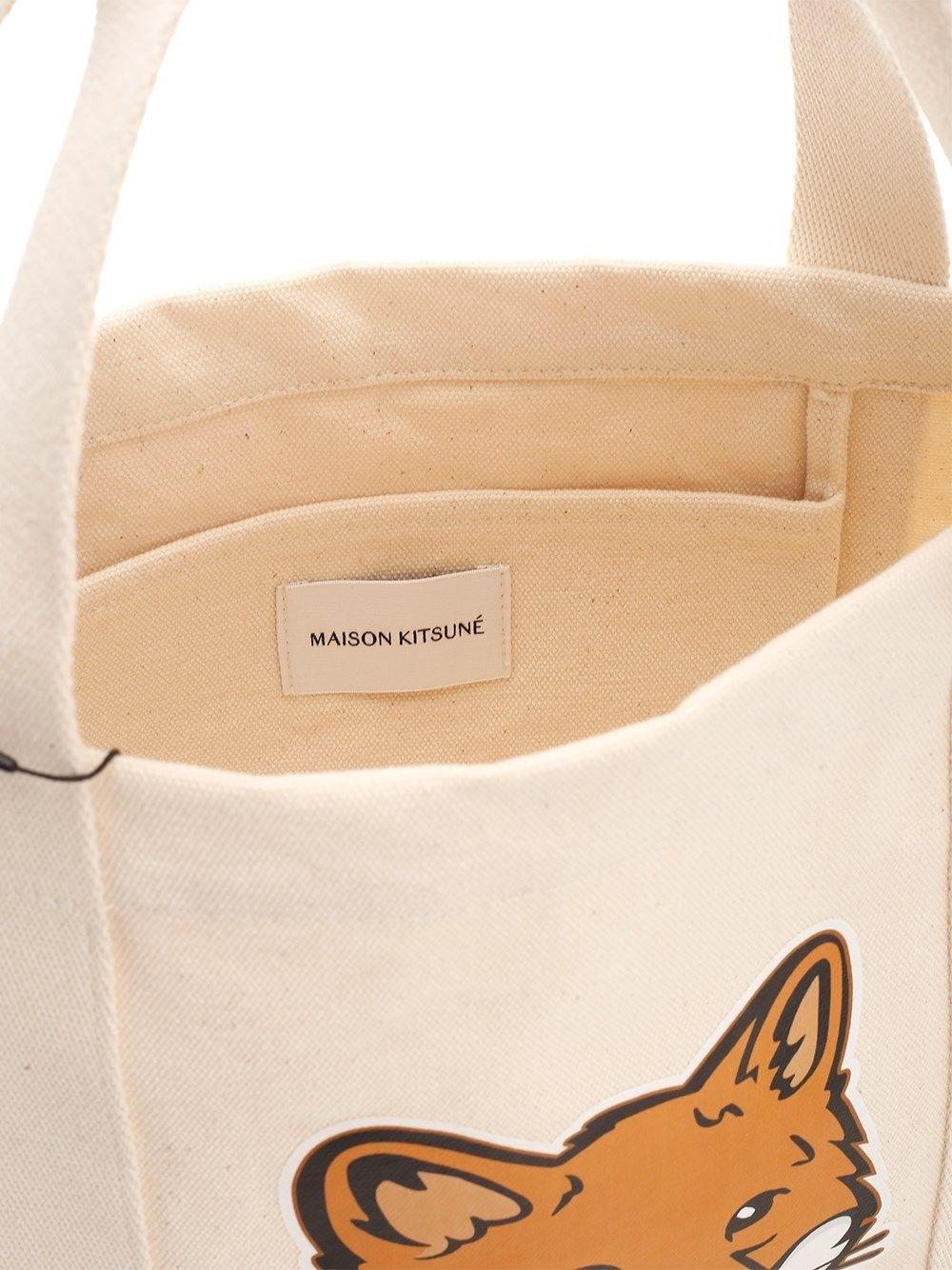 Al Duca D'Aosta Maison Kitsuné Tote In Canvas