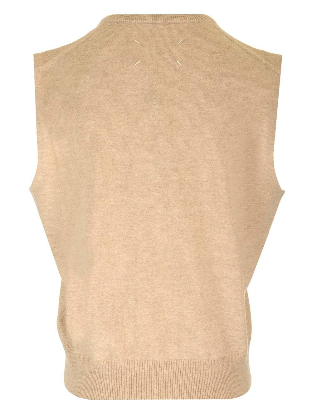 Al Duca D'Aosta Maison Margiela Gilet In Lana