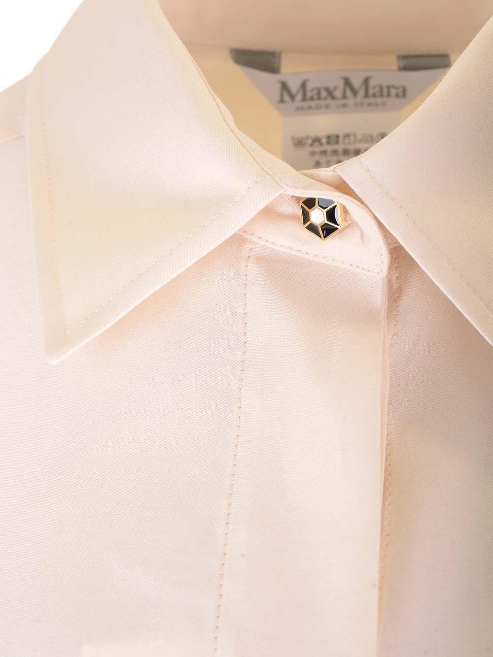 Al Duca D'Aosta Max Mara Camicia In Raso Di Cotone