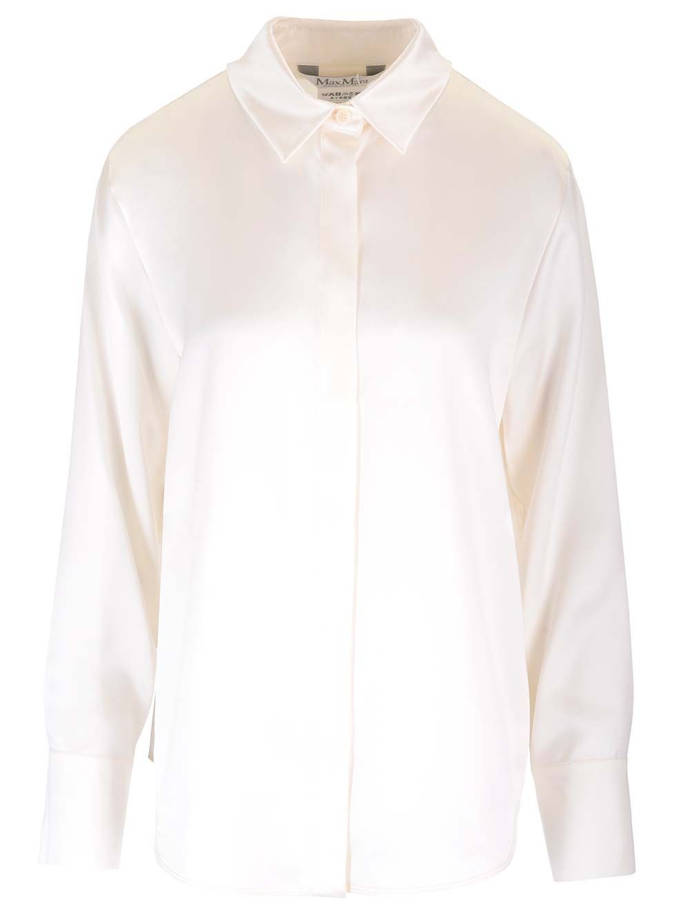 Al Duca D'Aosta Max Mara Camicia in raso di seta