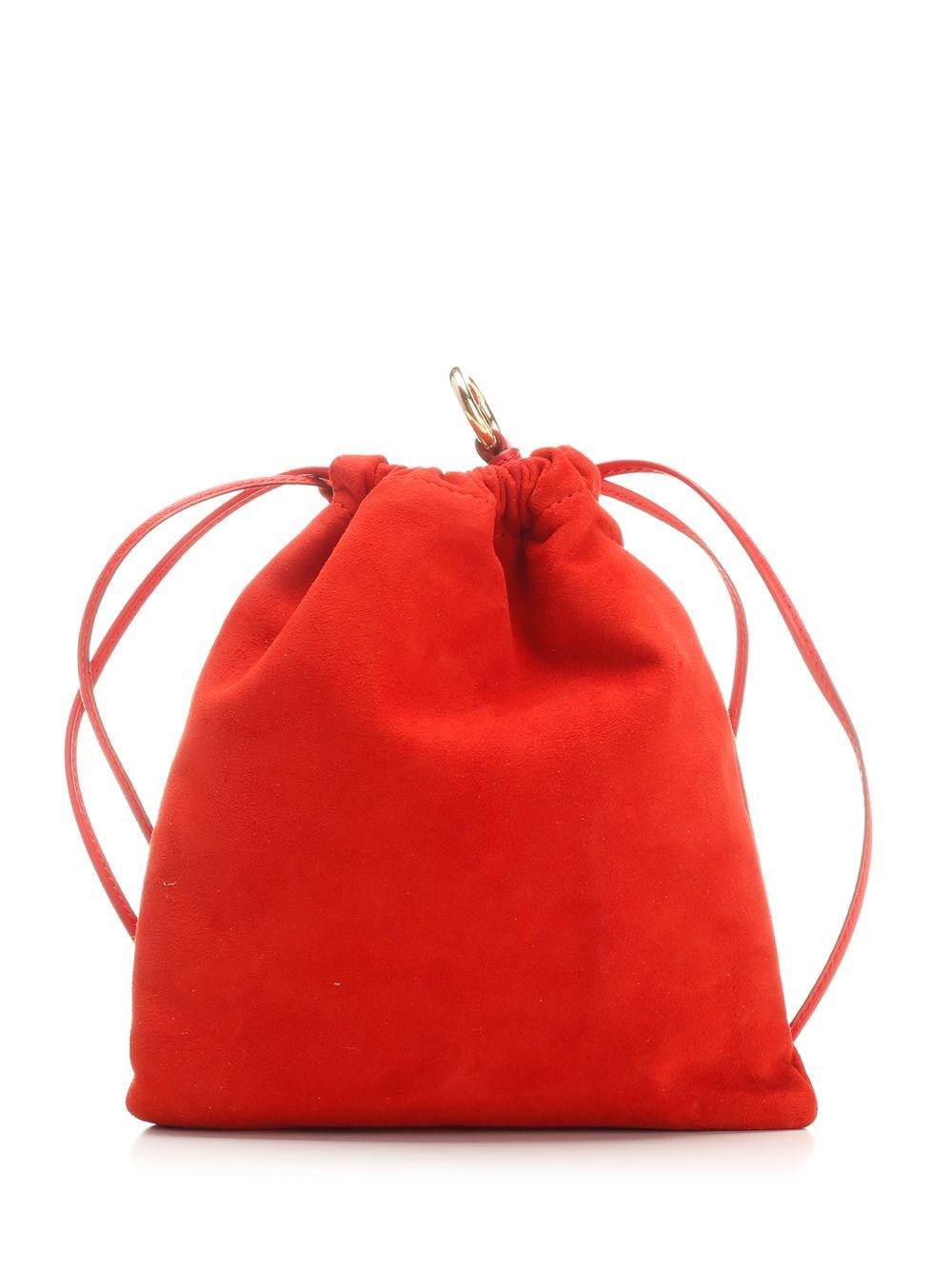 Al Duca D'Aosta Miu Miu Pouch In Pelle Scamosciata