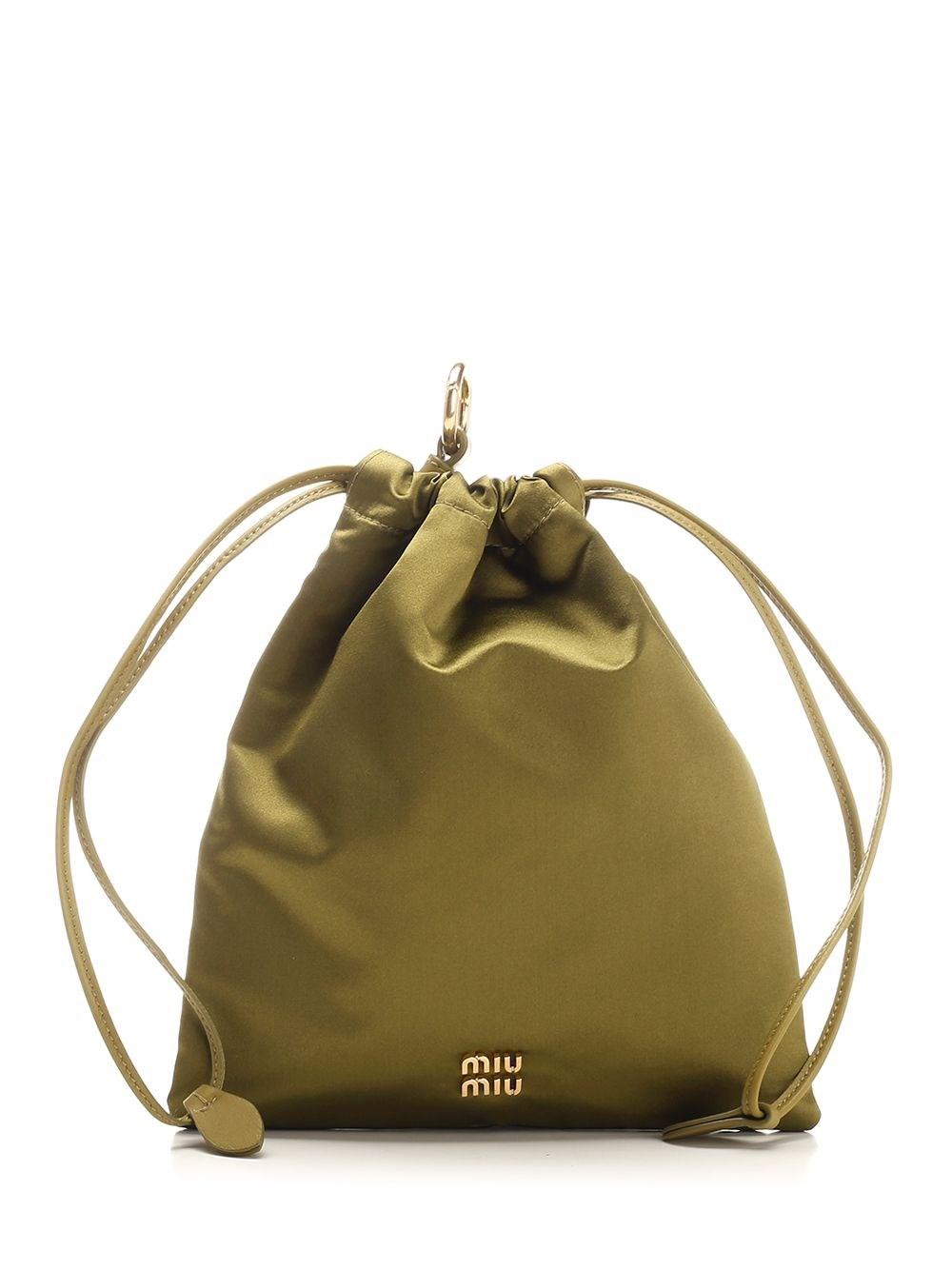 Al Duca D'Aosta Miu Miu Pouch in pelle scamosciata