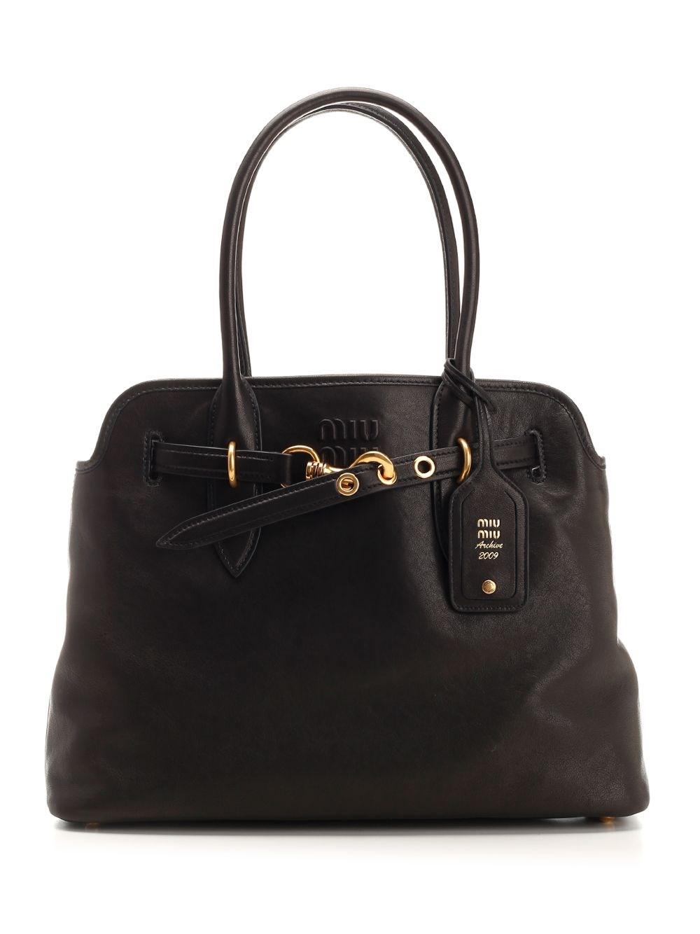 Al Duca D'Aosta Miu Miu Tote bag "Adventure" nera