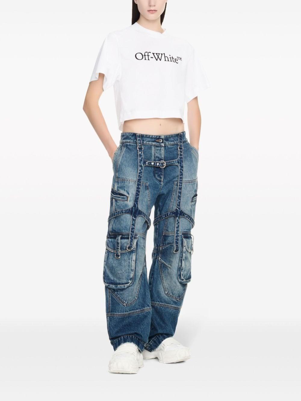 Al Duca D'Aosta Off-white Jeans Cargo Oversize