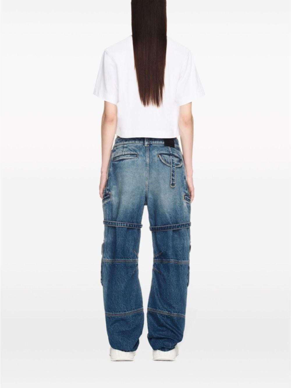 Al Duca D'Aosta Off-white Jeans Cargo Oversize