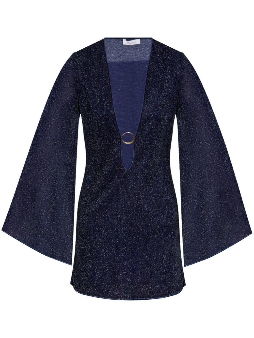 Al Duca D'Aosta Oseree Mini kaftano lurex