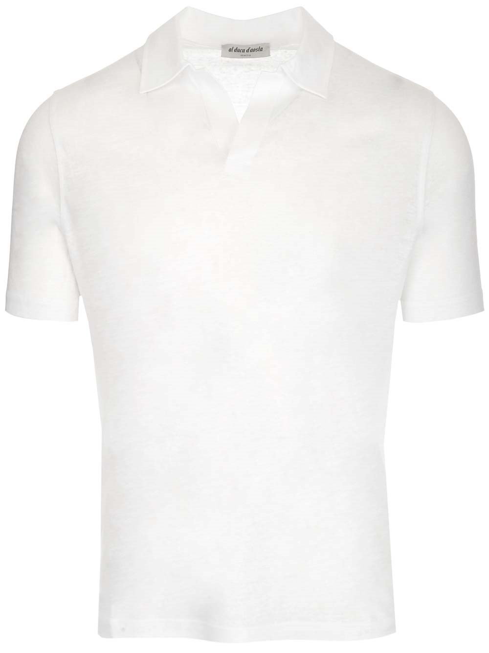 Al Duca D'Aosta Al Duca D'aosta Polo bianca in lino