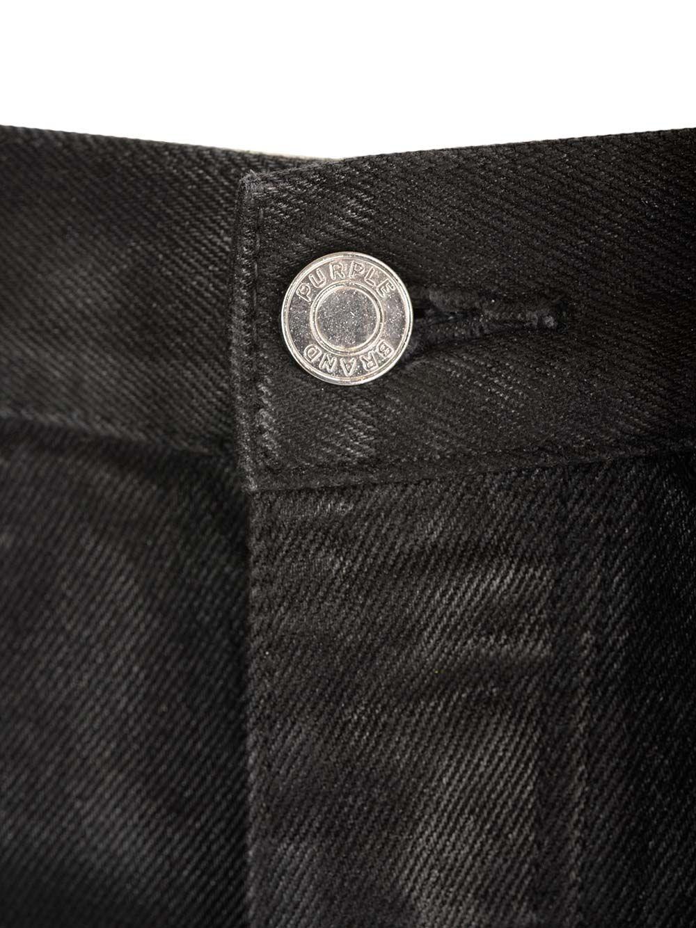 Al Duca D'Aosta Purple Jeans P018 Side-Zip Coated