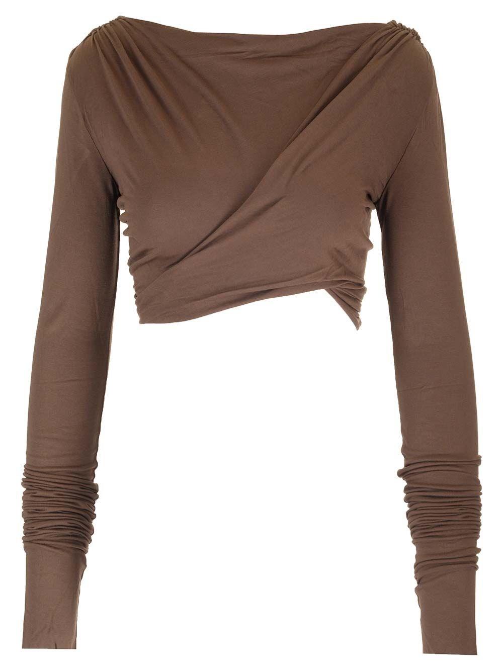 Al Duca D'Aosta Rick Owens Crop top "Jade"