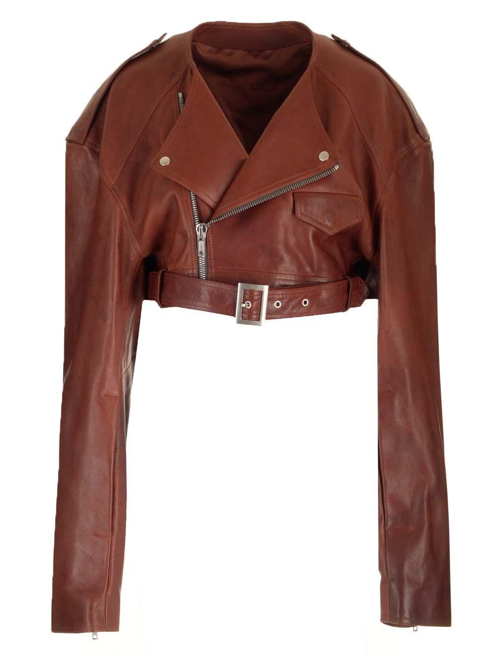 Al Duca D'Aosta Rick Owens Giacca biker corta