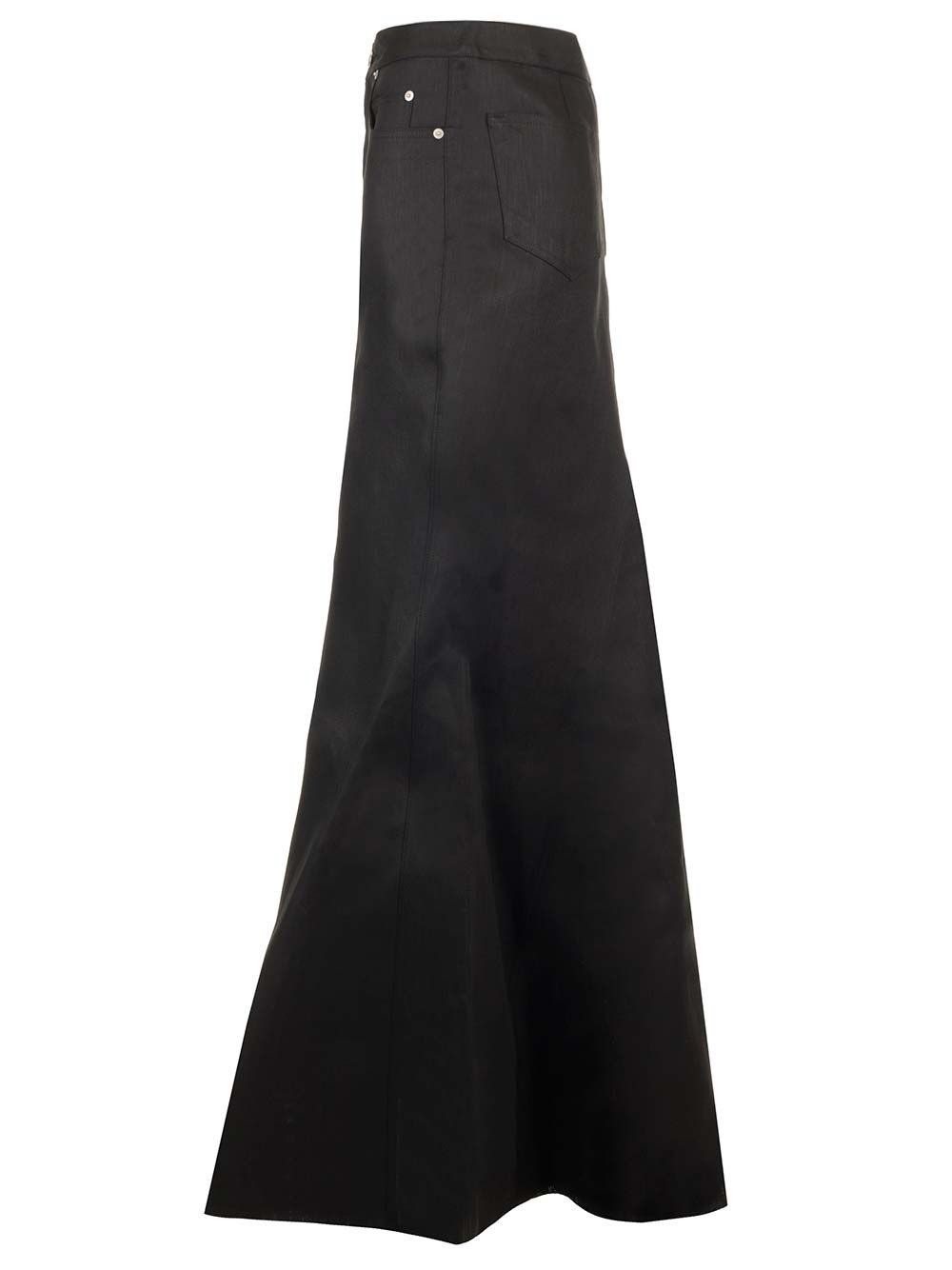 Al Duca D'Aosta Rick Owens Gonna Lunga In Twill