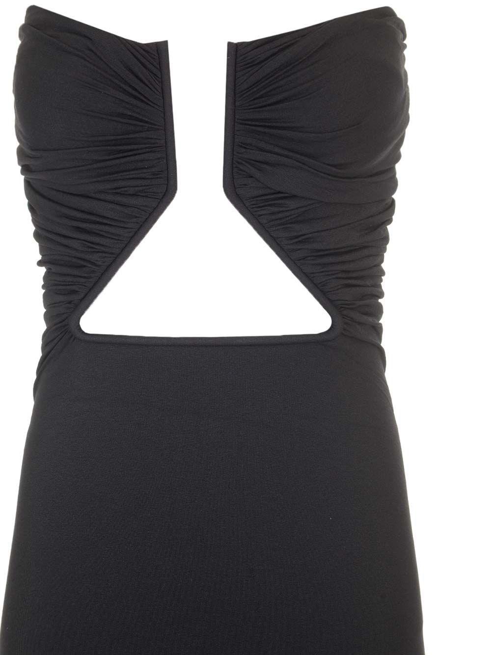 Al Duca D'Aosta Rick Owens Mini Abito In Jersey