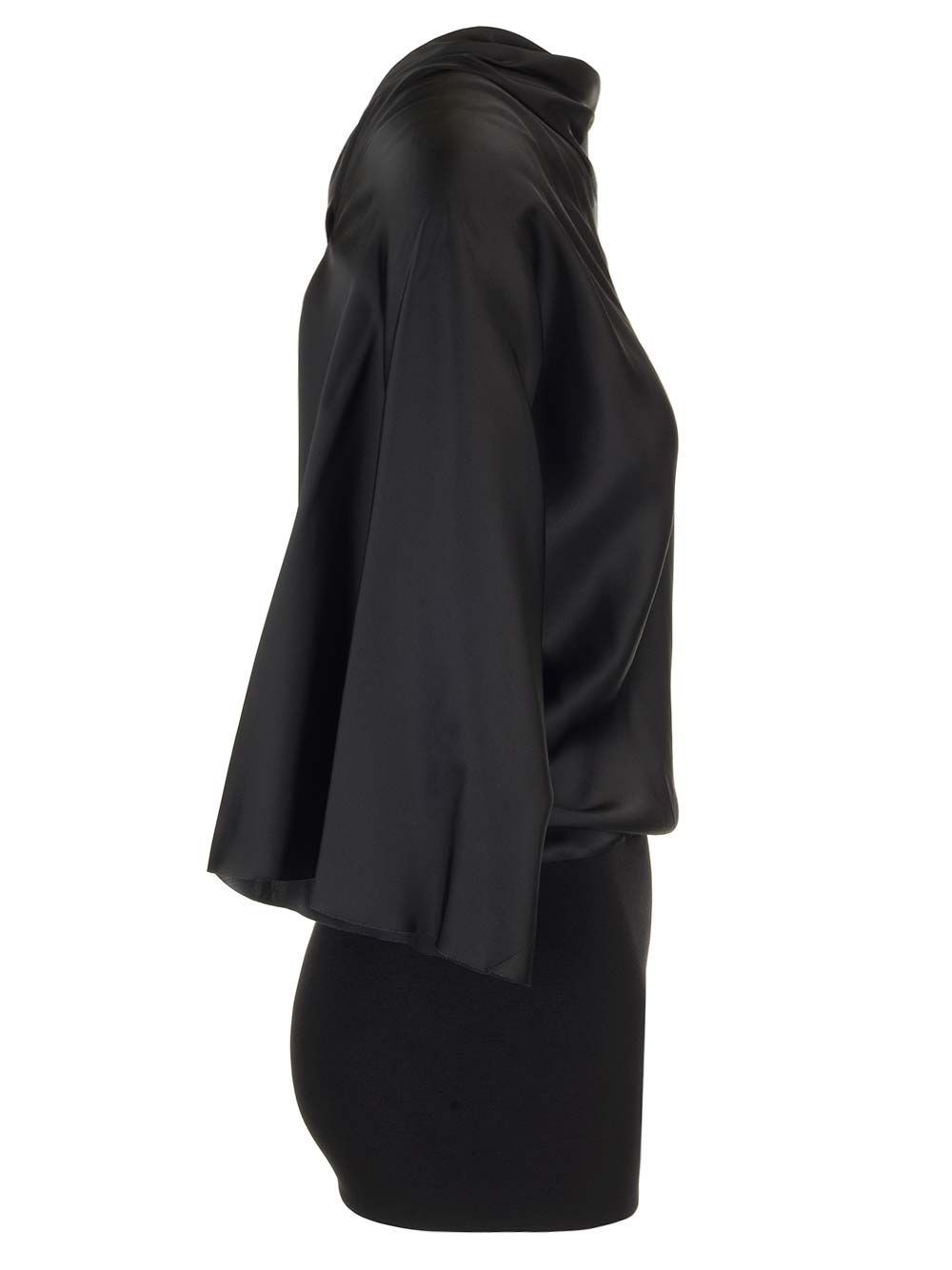 Al Duca D'Aosta Rick Owens Top In Charmeuse