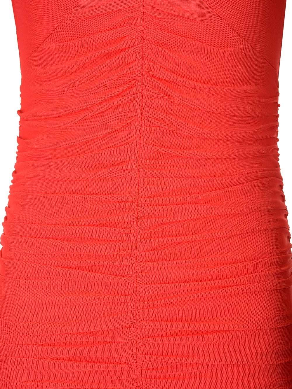 Al Duca D'Aosta Rotate Abito Lungo Rosso