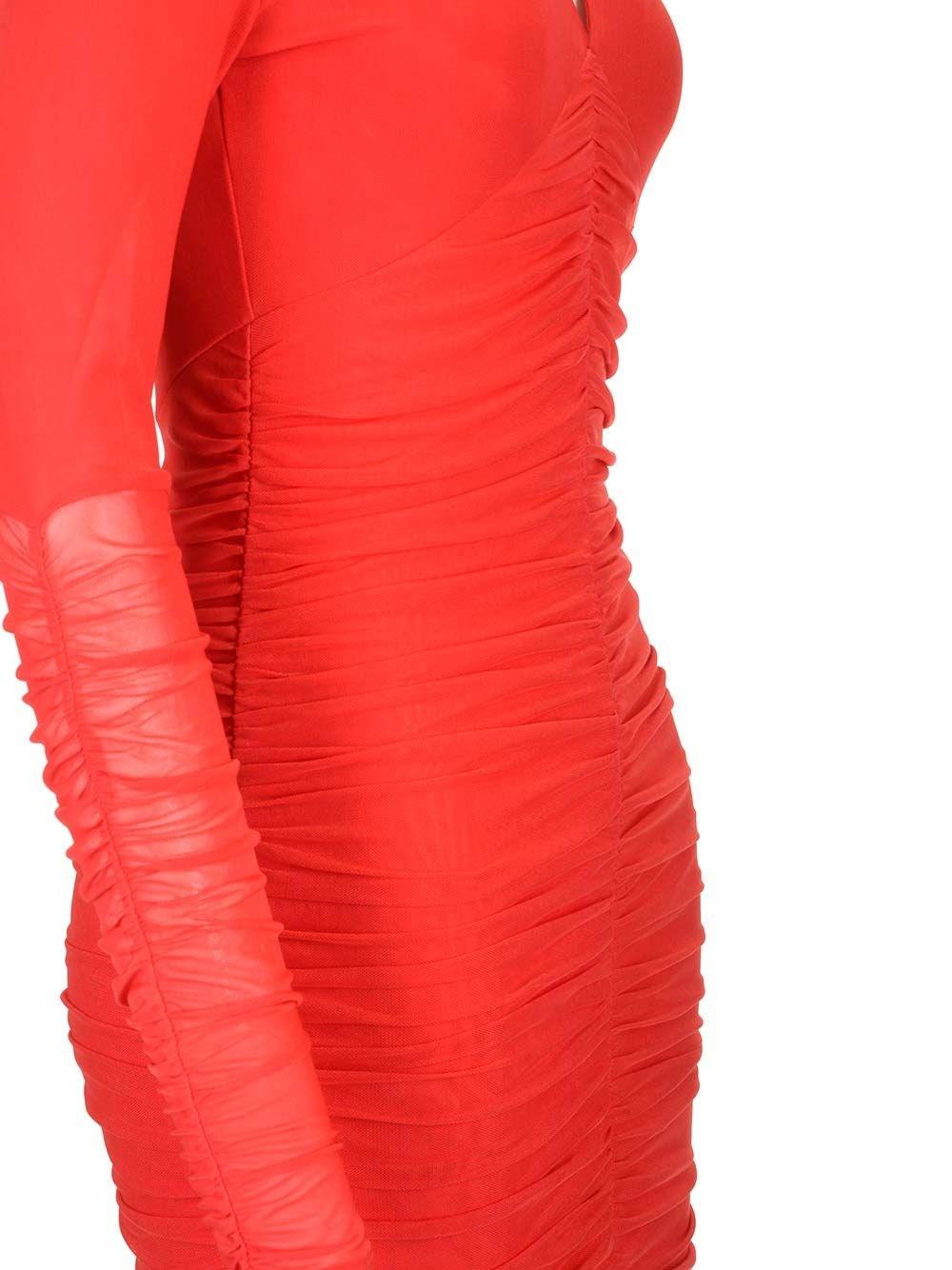 Al Duca D'Aosta Rotate Abito Lungo Rosso