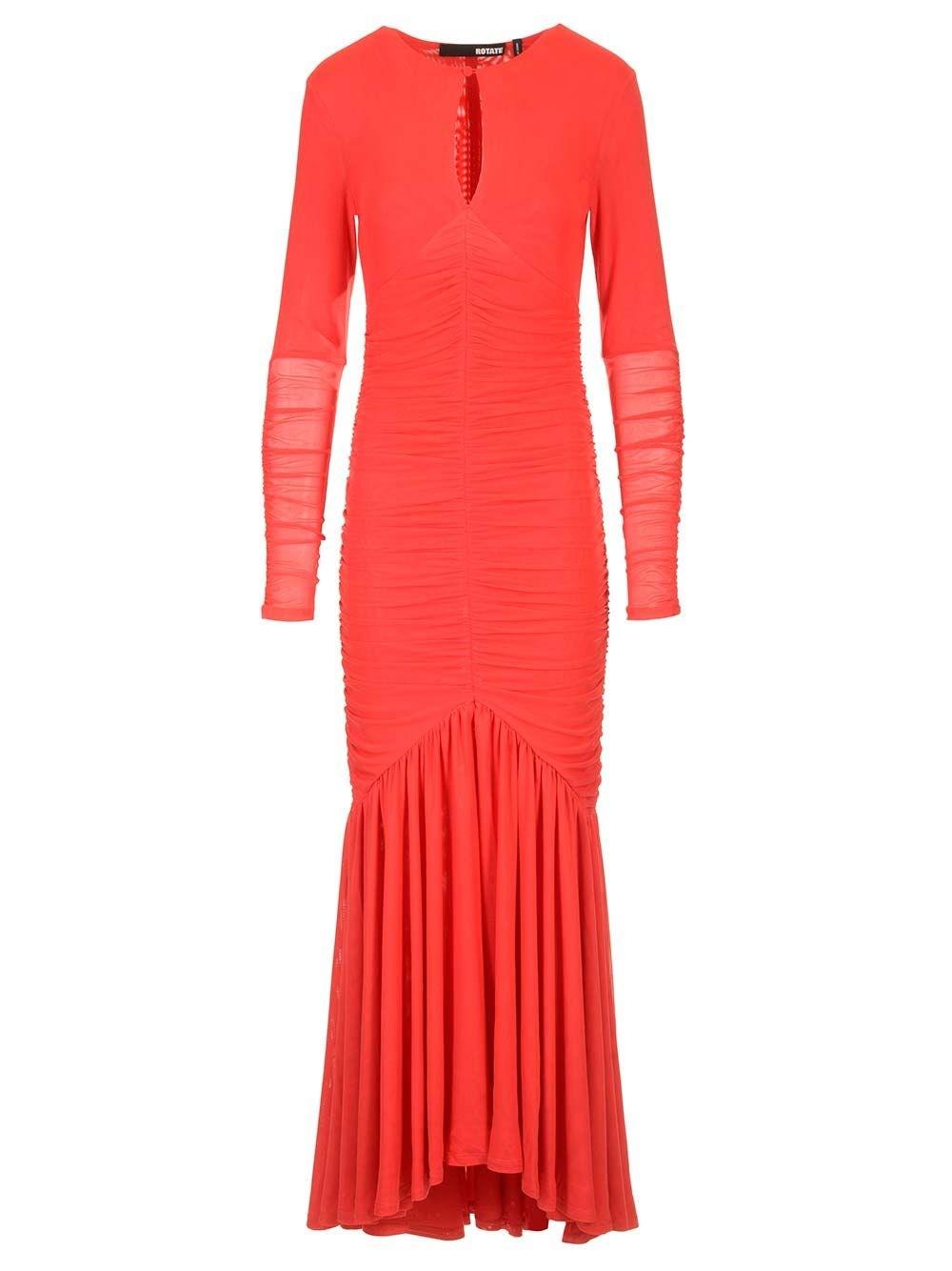 Al Duca D'Aosta Rotate Abito lungo rosso