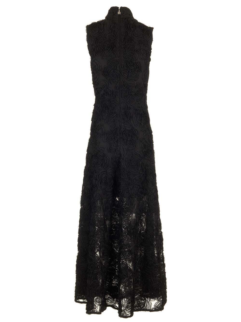 Al Duca D'Aosta Rotate Maxi Abito "Flower Mesh"