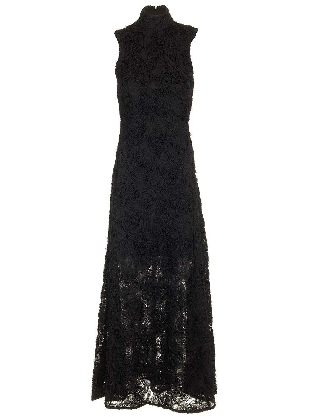 Al Duca D'Aosta Rotate Maxi abito "Flower Mesh"
