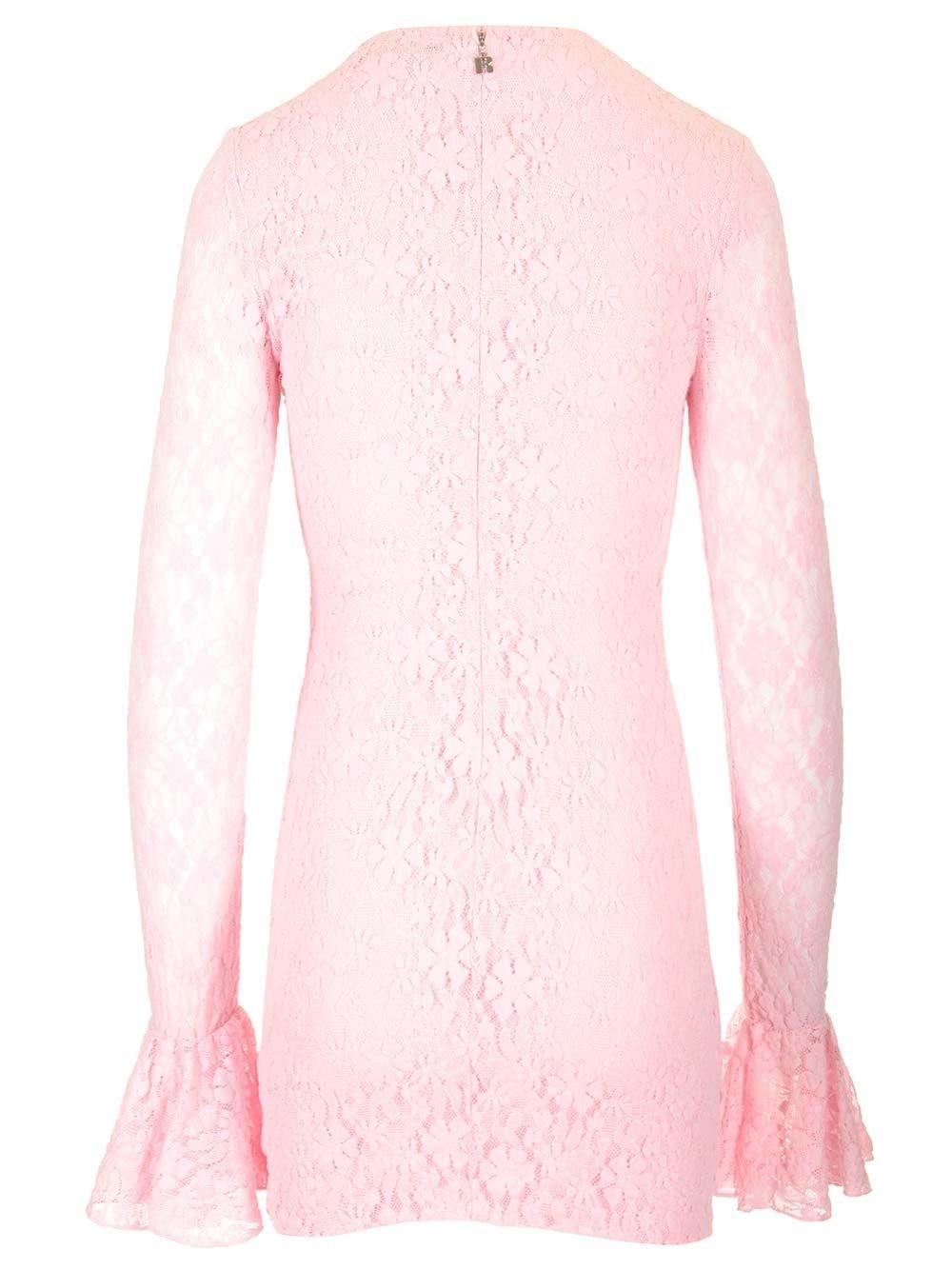 Al Duca D'Aosta Rotate Mini Abito In Pizzo