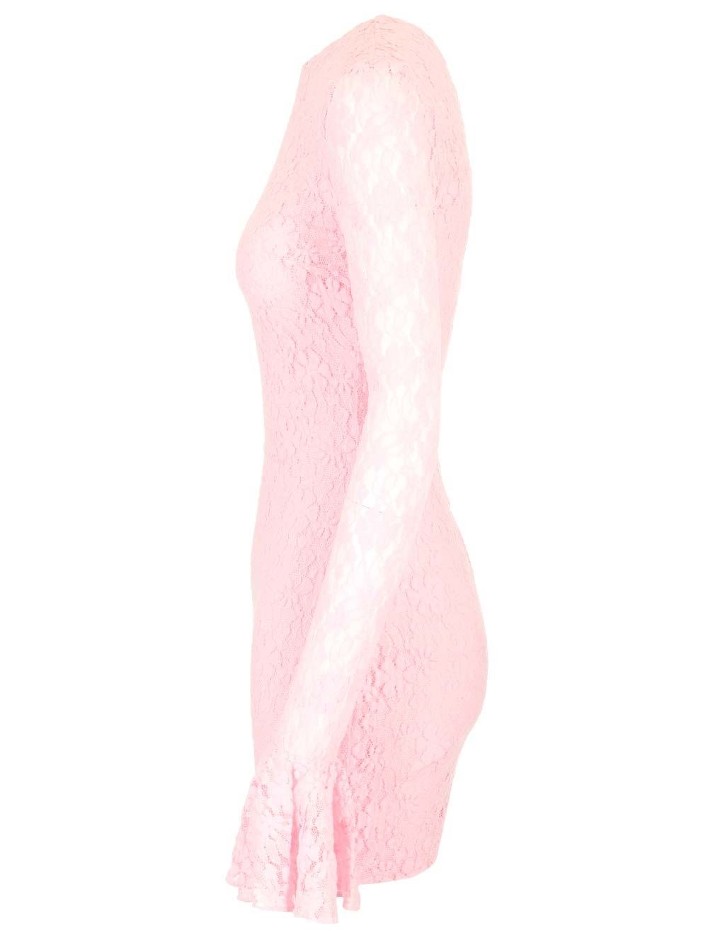 Al Duca D'Aosta Rotate Mini Abito In Pizzo