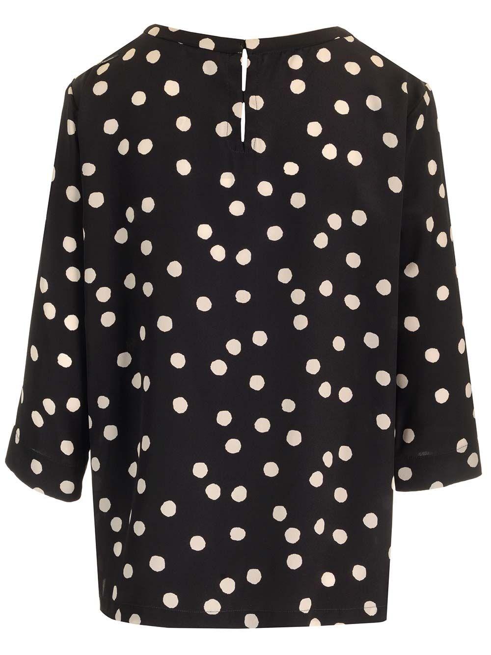 Al Duca D'Aosta 's Max Mara Blusa "Arturo" In Crepe