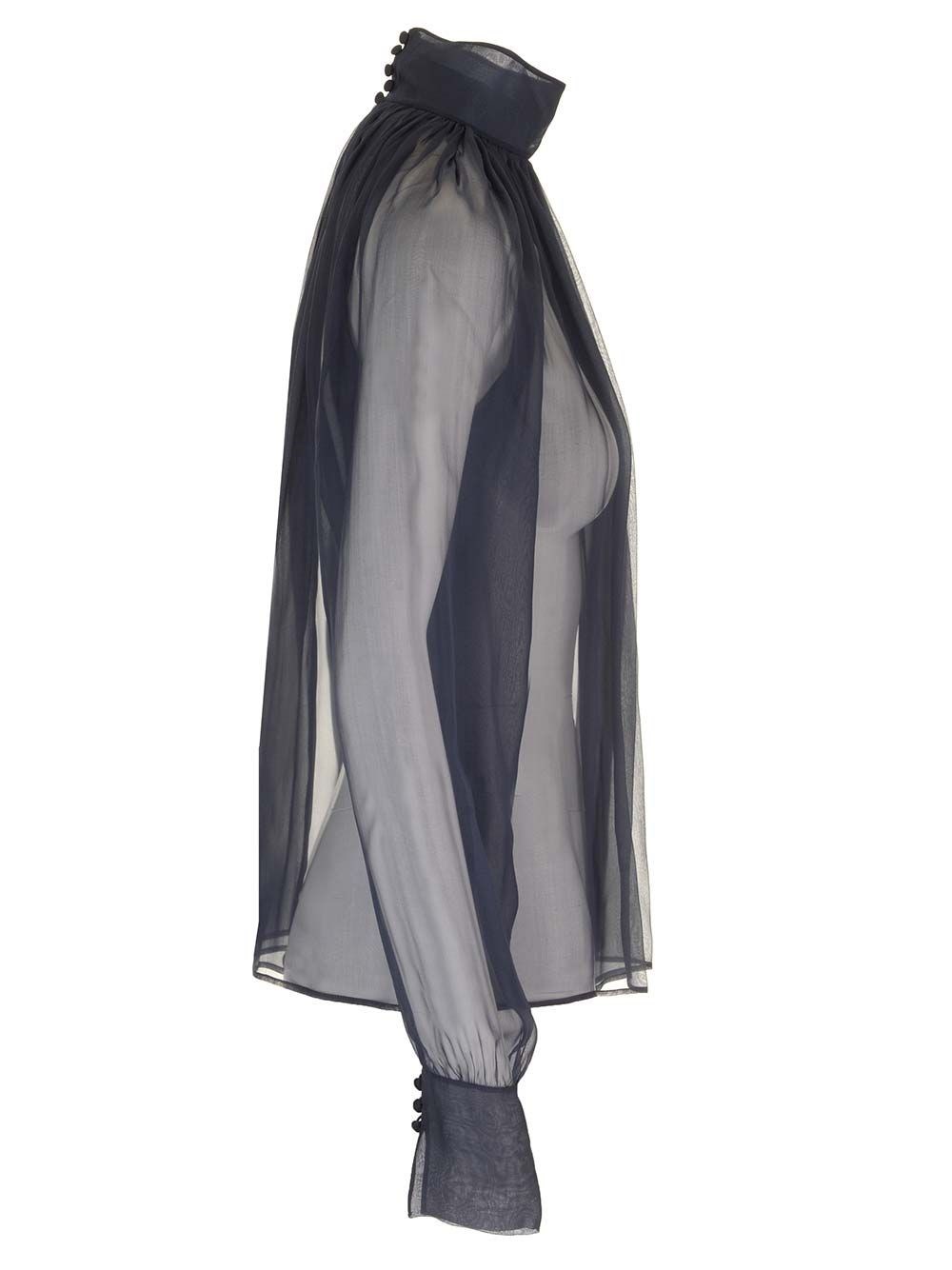 Al Duca D'Aosta Saint Laurent Blusa Trasparente