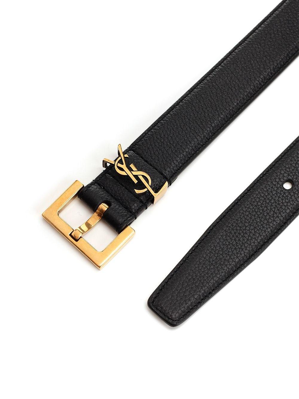 Al Duca D'Aosta Saint Laurent Cintura Fibbia "YSL"