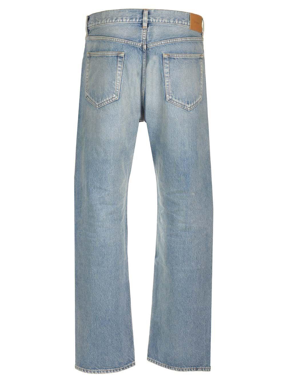 Al Duca D'Aosta Saint Laurent Jeans A Gamba Dritta