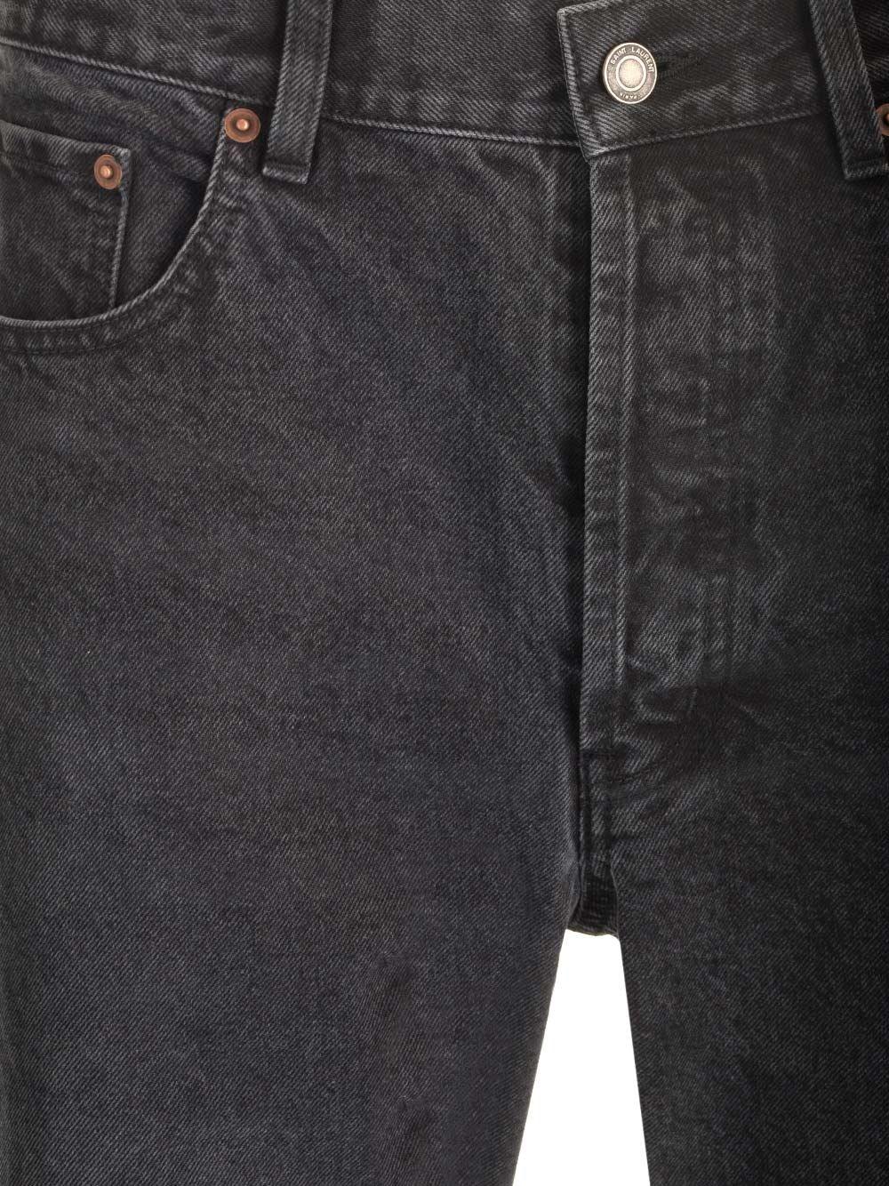 Al Duca D'Aosta Saint Laurent Jeans A Gamba Dritta