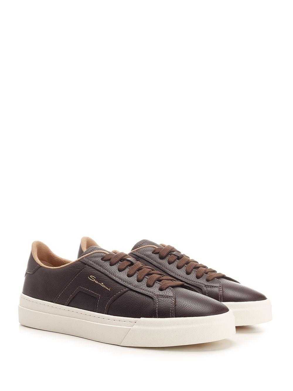 Al Duca D'Aosta Santoni "Double Buckle" Sneaker