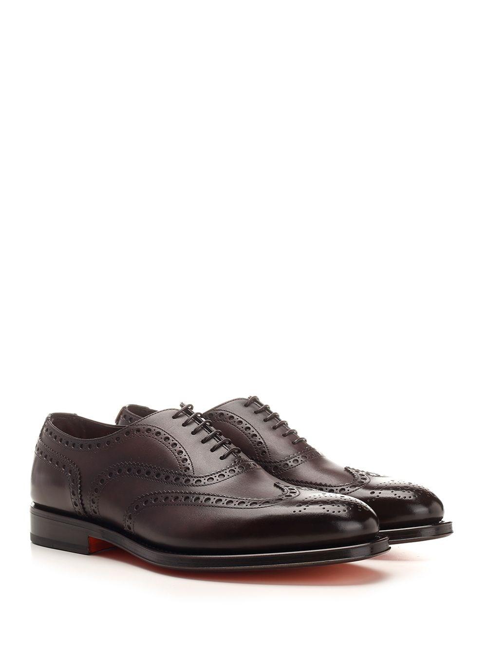 Al Duca D'Aosta Santoni Stringata Oxford Brogue