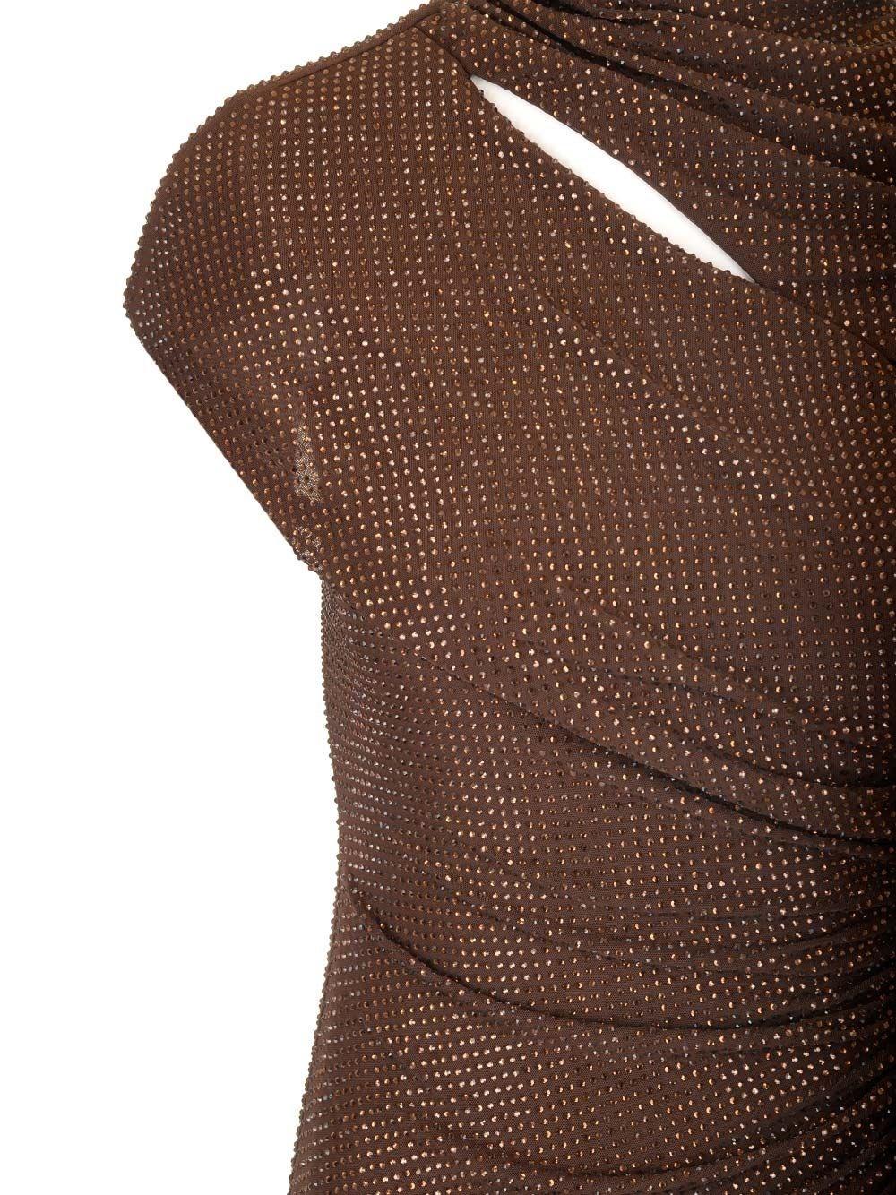 Al Duca D'Aosta Self-portrait Abito Midi In Mesh