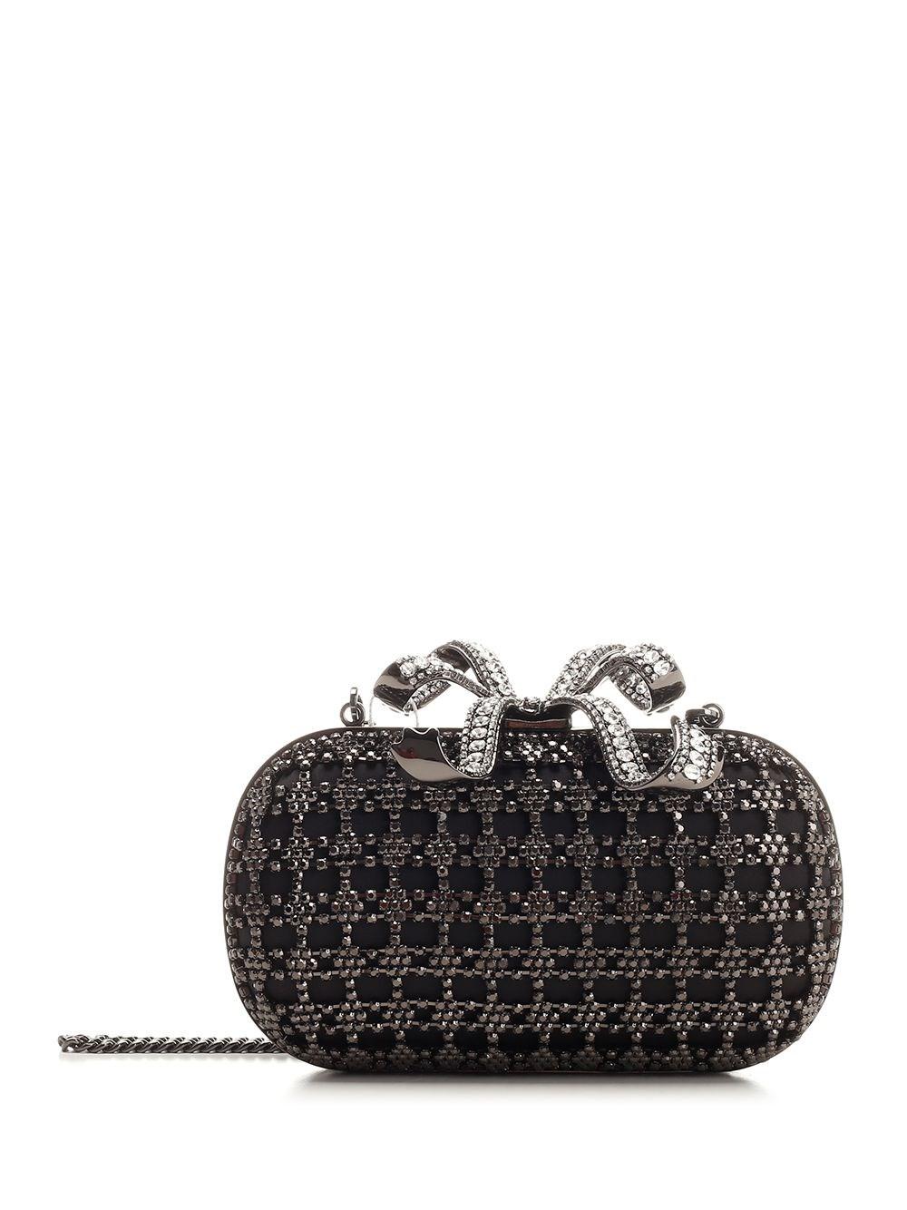 Al Duca D'Aosta Self-portrait Clutch con fiocco