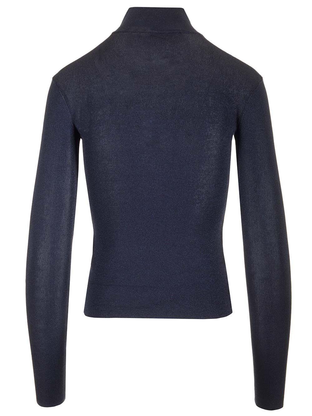 Al Duca D'Aosta Self-portrait Dolcevita In Viscosa