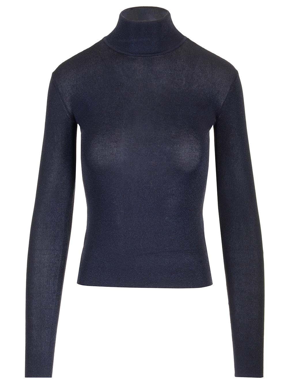 Al Duca D'Aosta Self-portrait Dolcevita in viscosa