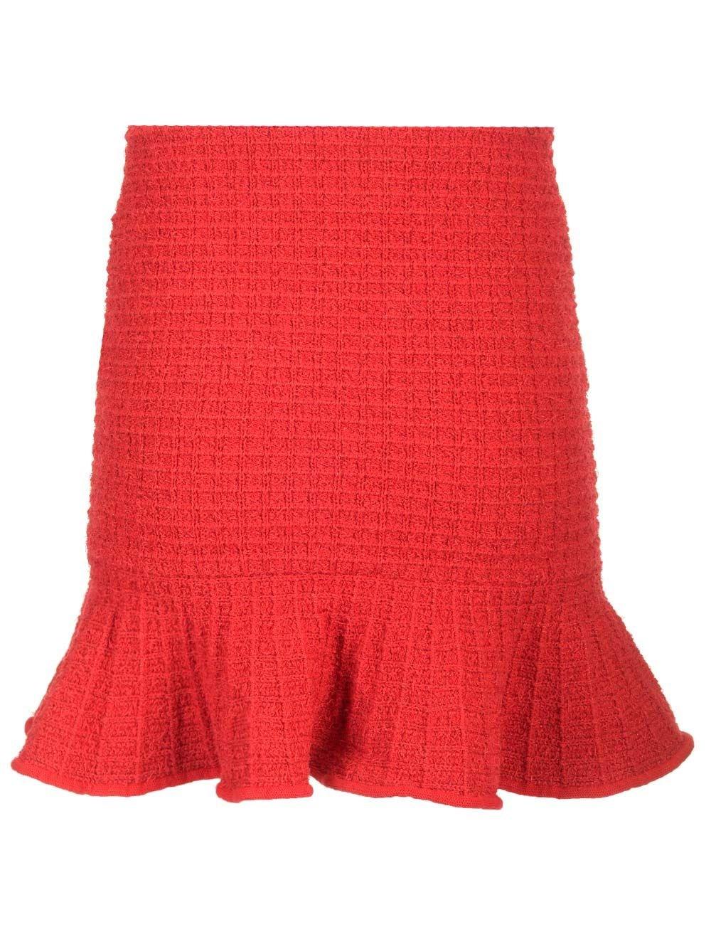 Al Duca D'Aosta Self-portrait Mini Gonna Godet