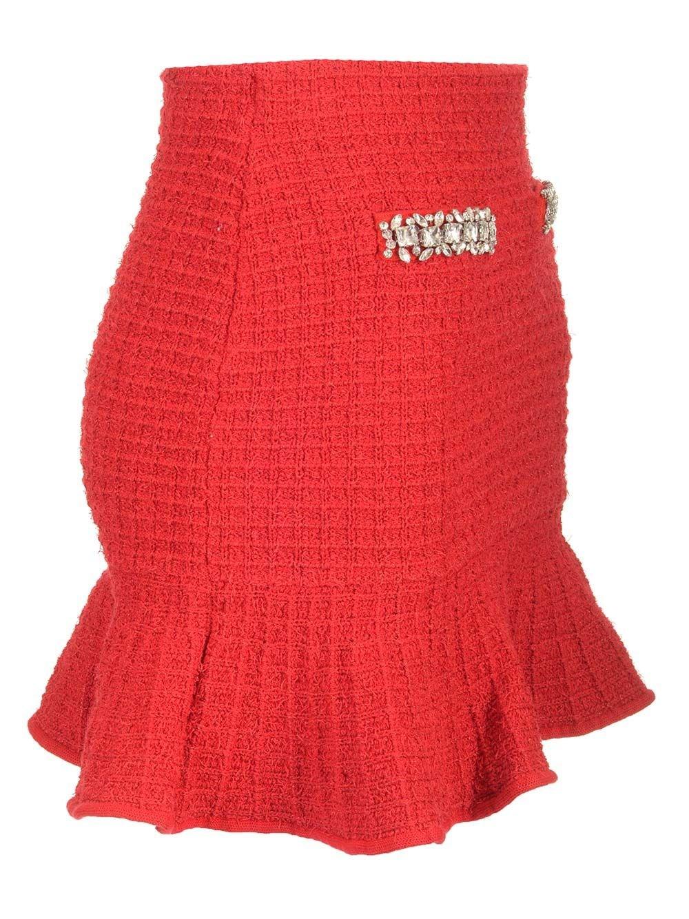 Al Duca D'Aosta Self-portrait Mini Gonna Godet