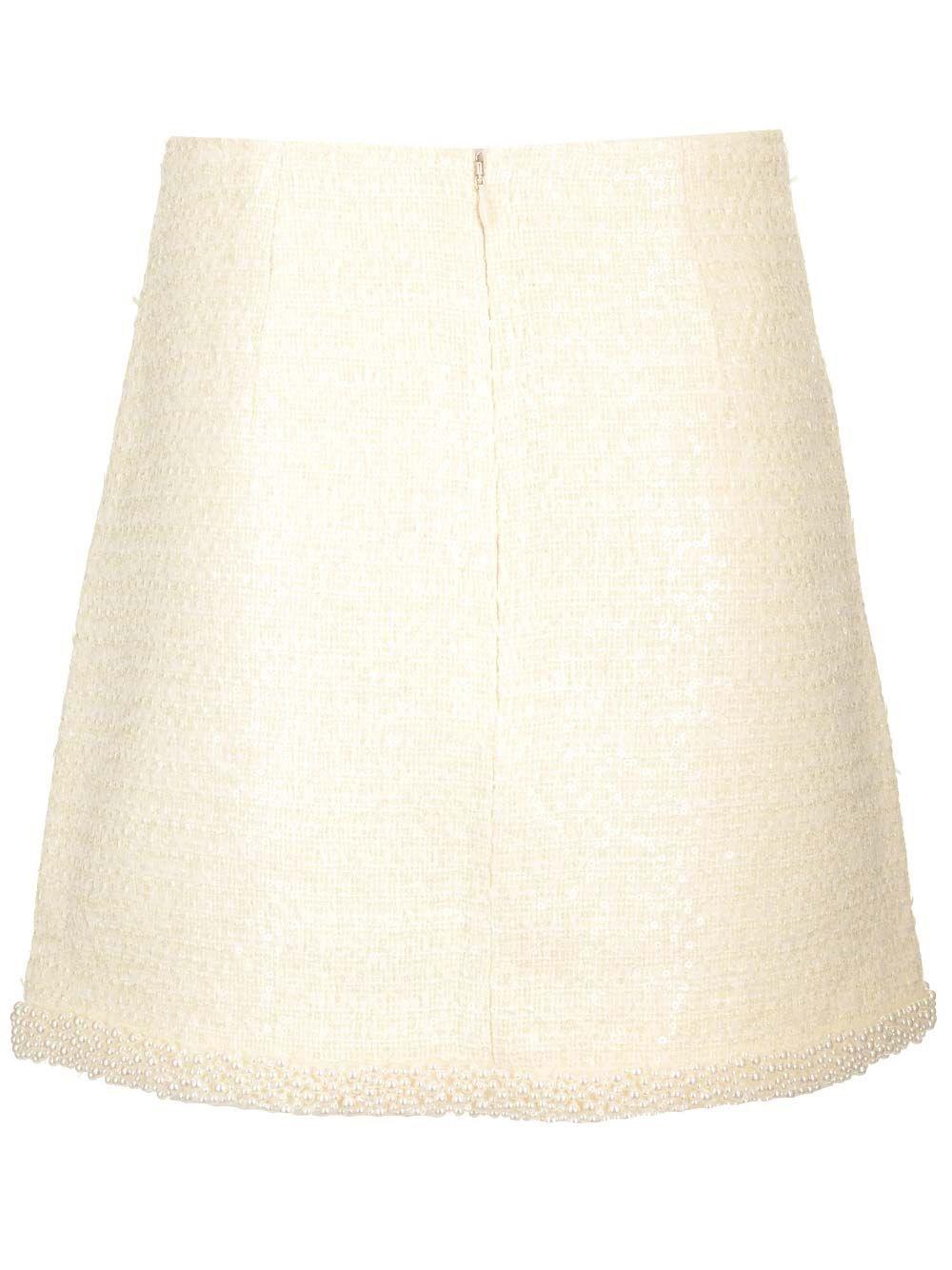 Al Duca D'Aosta Self-portrait Mini Gonna Svasata