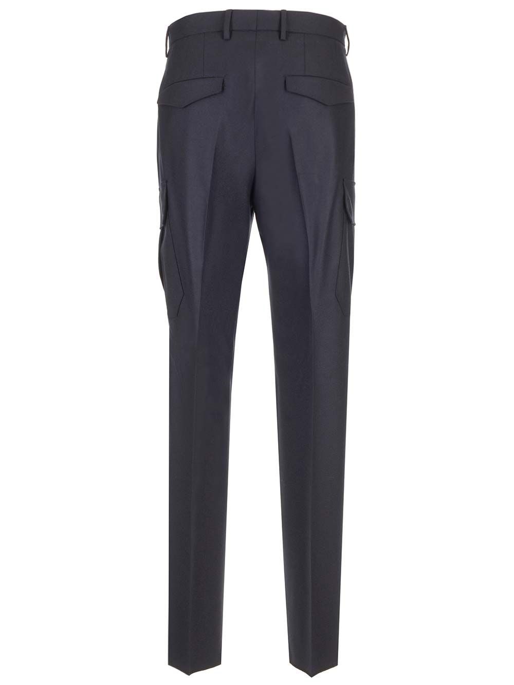 Al Duca D'Aosta Tagliatore Pantalone Cargo In Lana