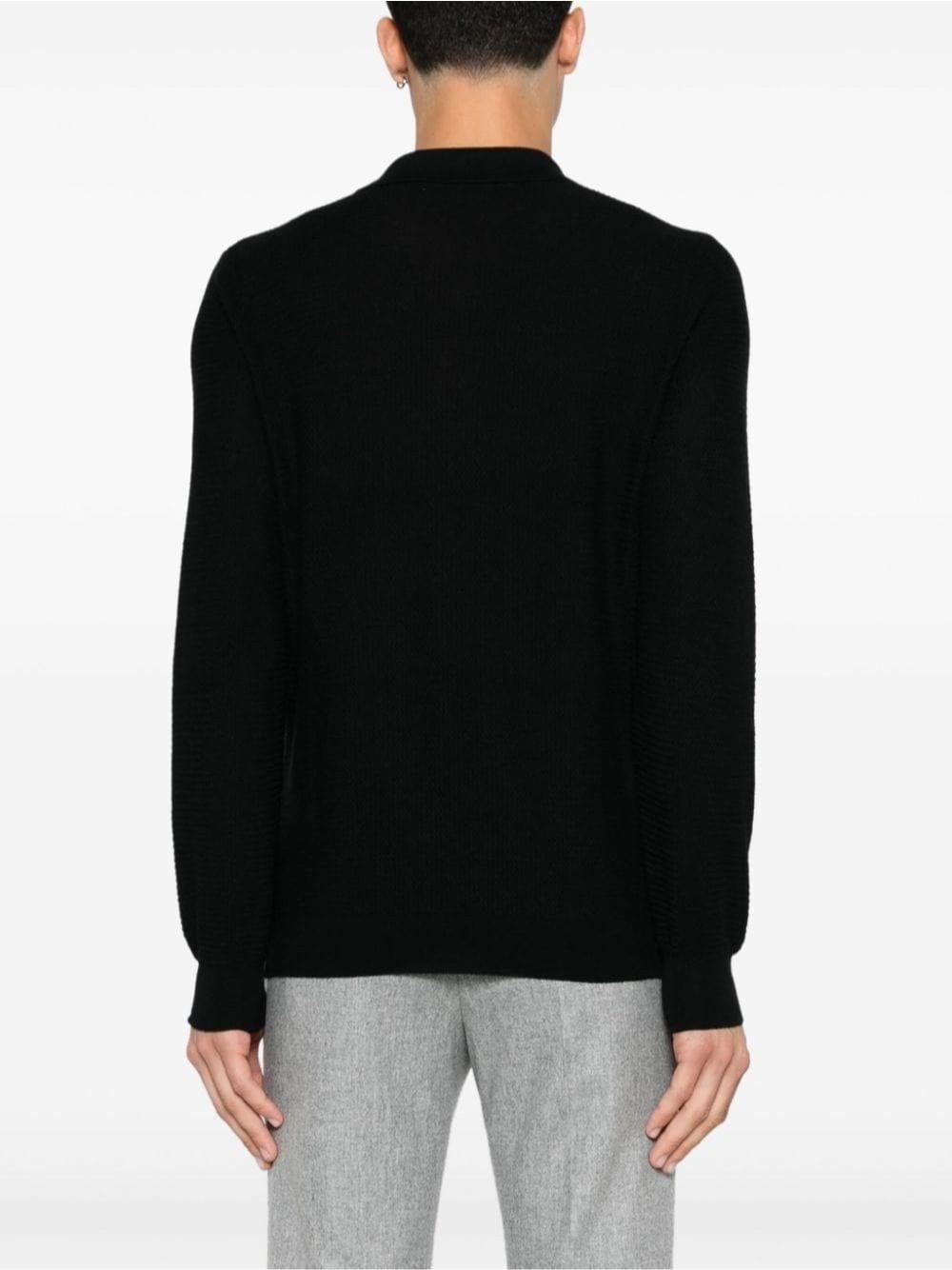 Al Duca D'Aosta Tagliatore Polo In Lana E Seta