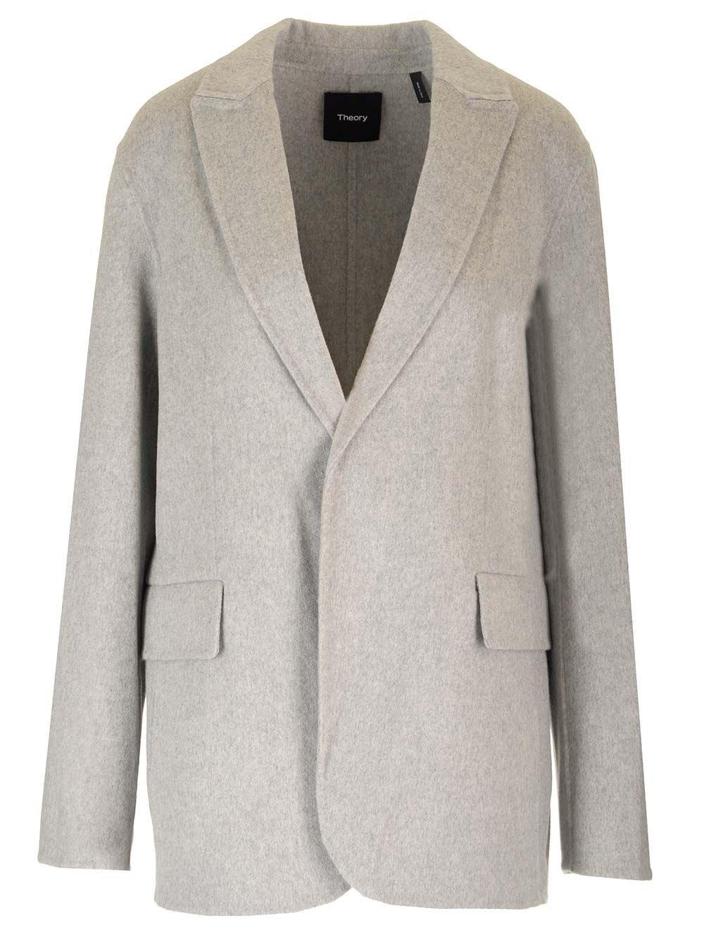 Al Duca D'Aosta Theory Blazer lana e cashmere