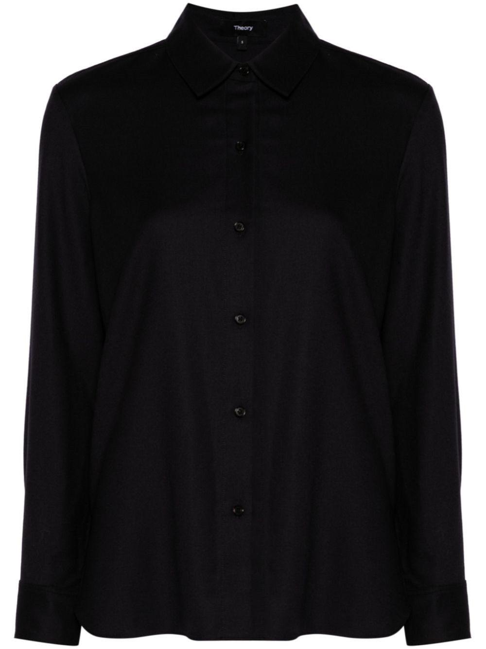 Al Duca D'Aosta Theory Camicia In Lana