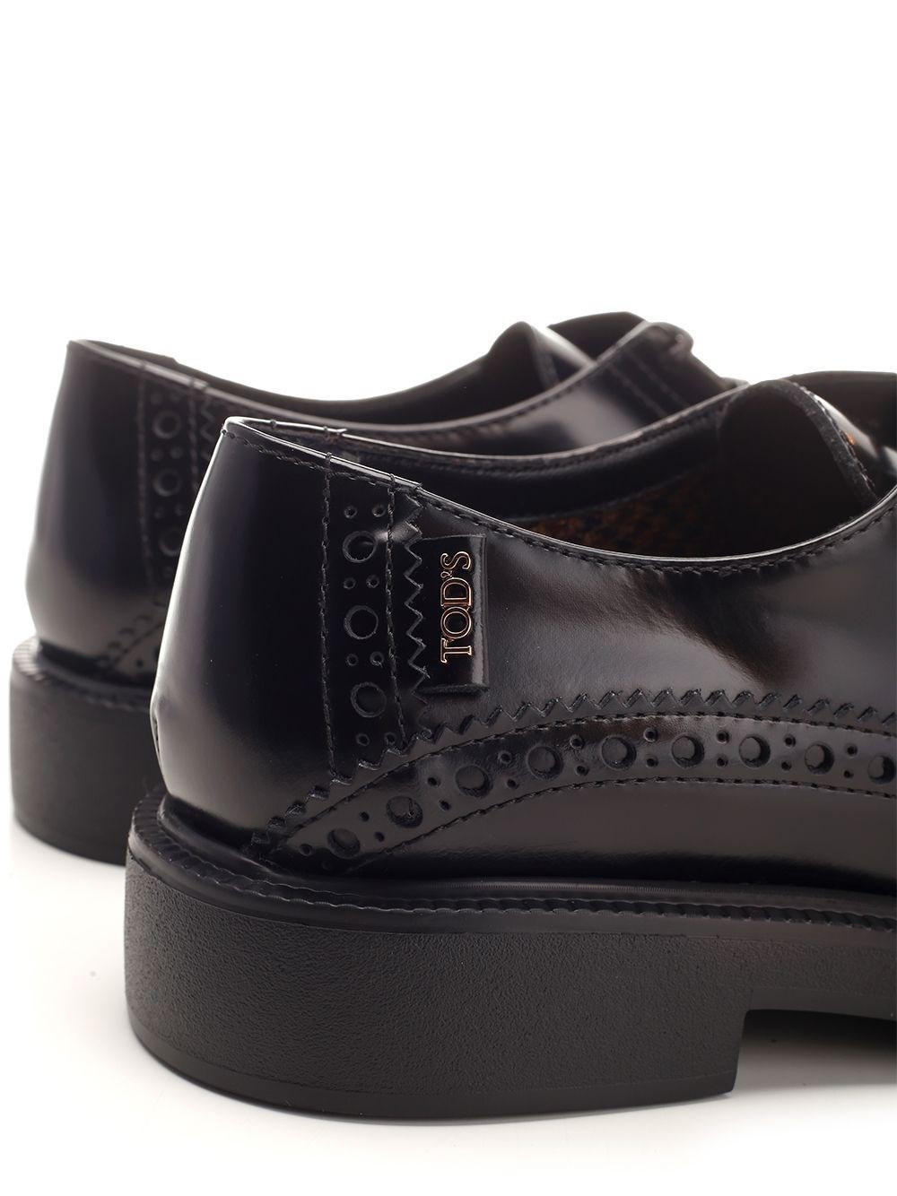 Al Duca D'Aosta Tod's Brogue In Vitello Spazzolato