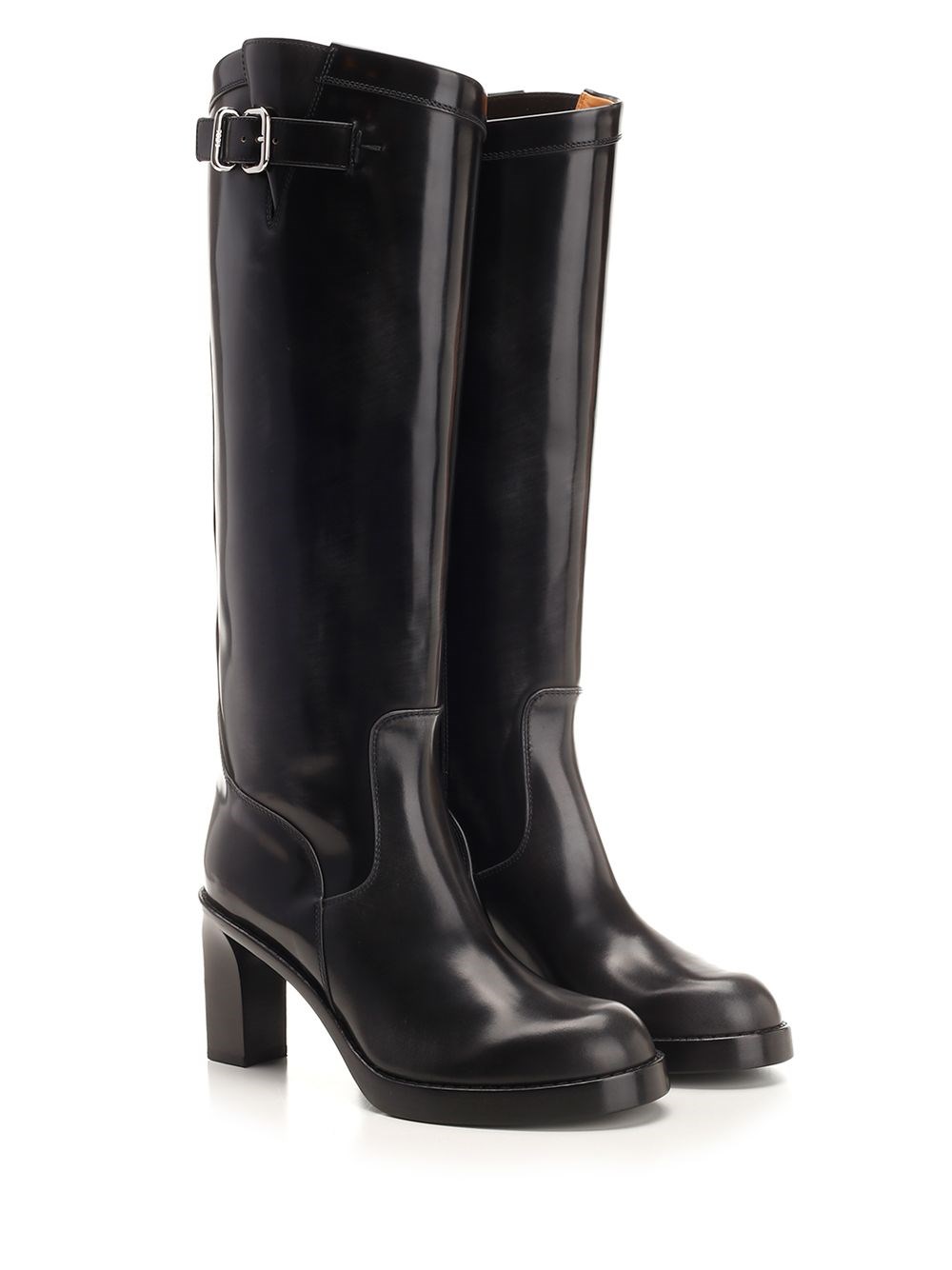 Al Duca D'Aosta Tod's Stivale Biker Con Tacco