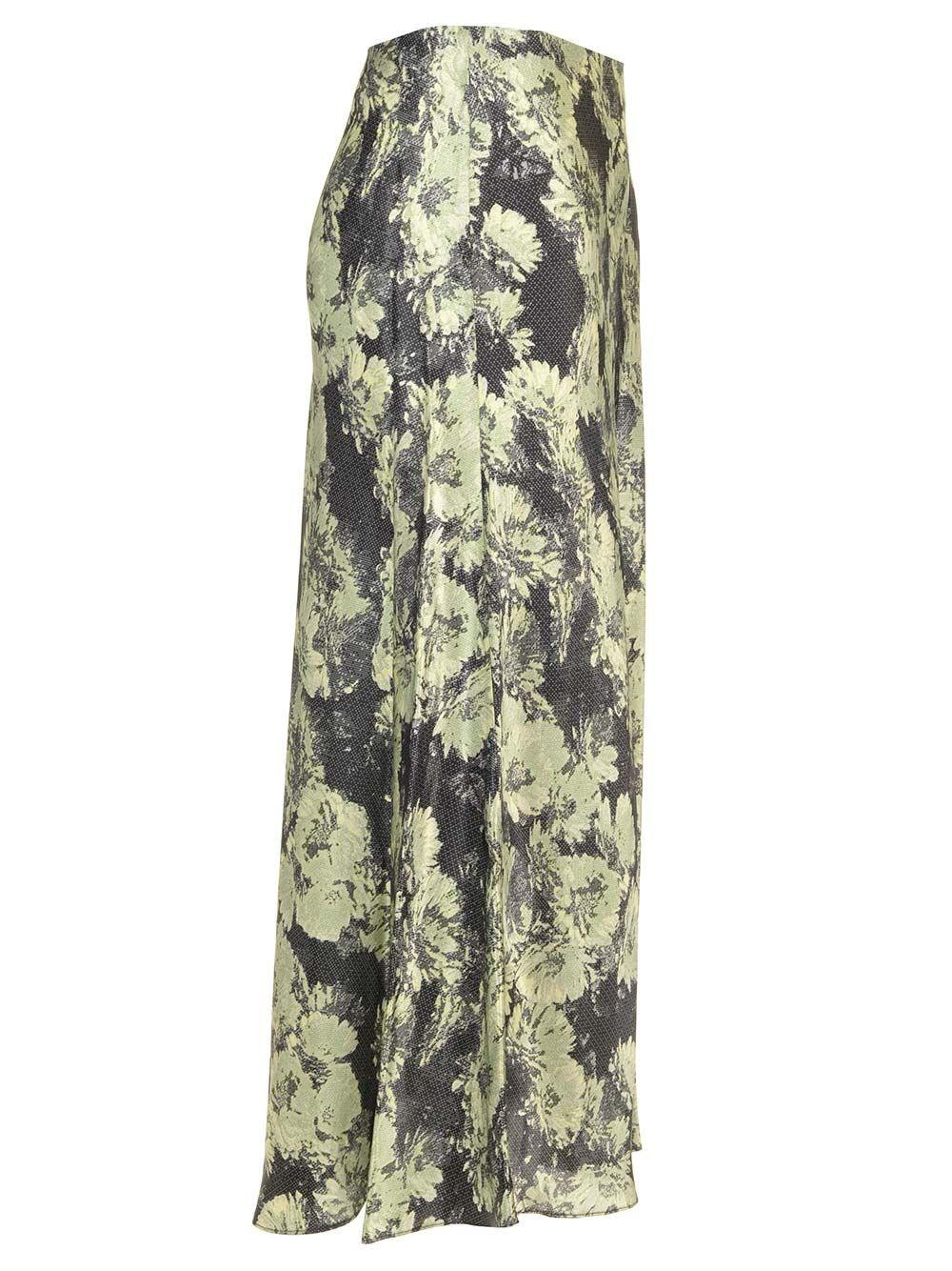 Al Duca D'Aosta Tory Burch Gonna In Satin Stampato