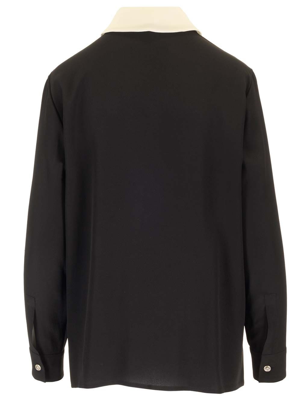 Al Duca D'Aosta Versace Blusa In Crepe De Chine