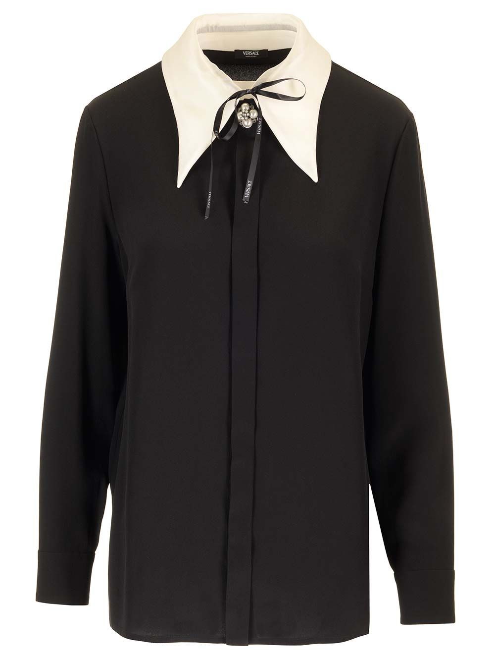 Al Duca D'Aosta Versace Blusa in crepe de chine