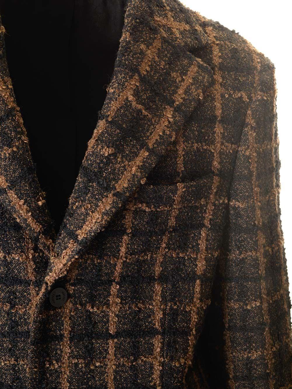 Al Duca D'Aosta Versace Cappotto In Tweed Bouclé